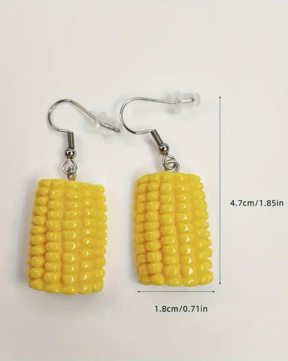 Artificial Corn Earrings