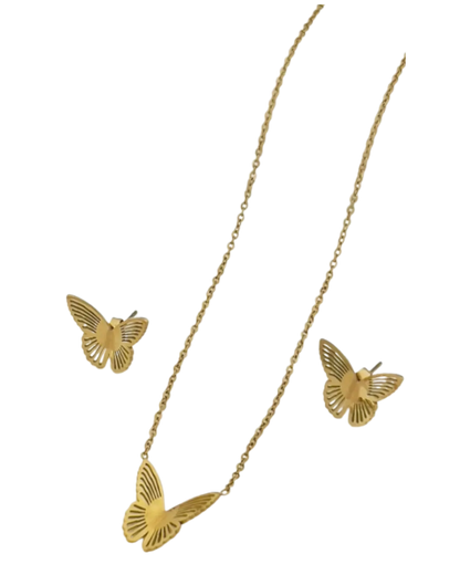 Butterfly Locket Set