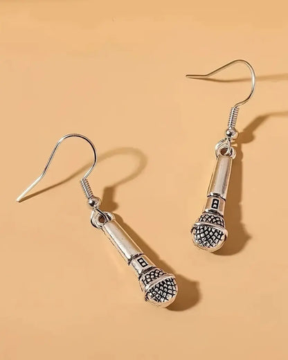 Vintage Microphone Earrings