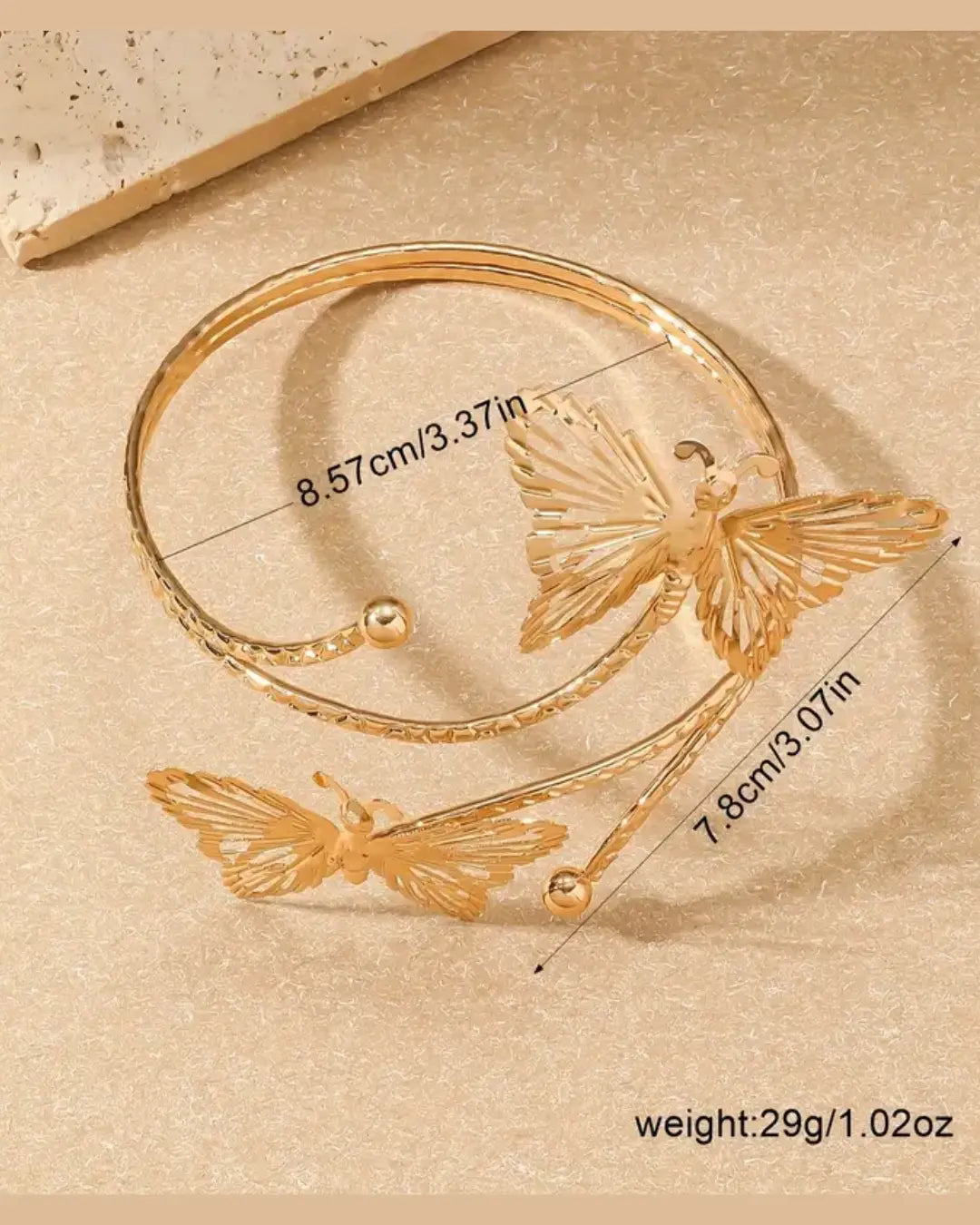 A Simple Geometric Butterfly Ladies Fashion Bracelet