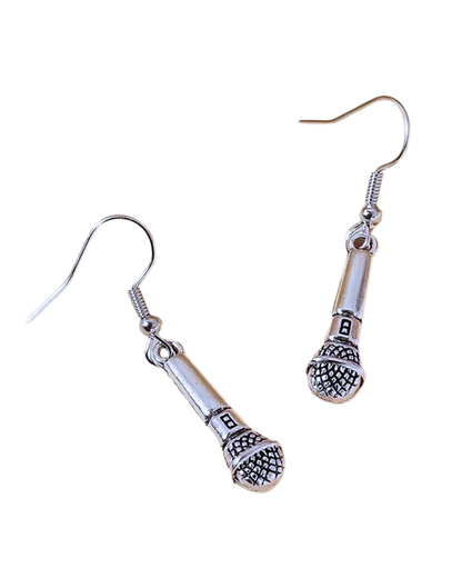 Vintage Microphone Earrings