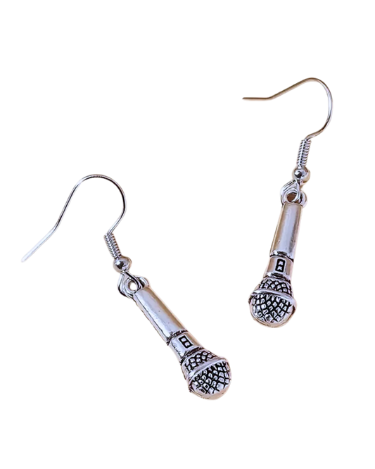 Vintage Microphone Earrings
