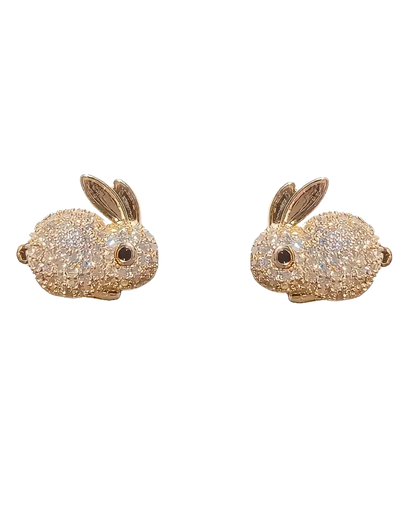 Rabbit Zirconia Earrings