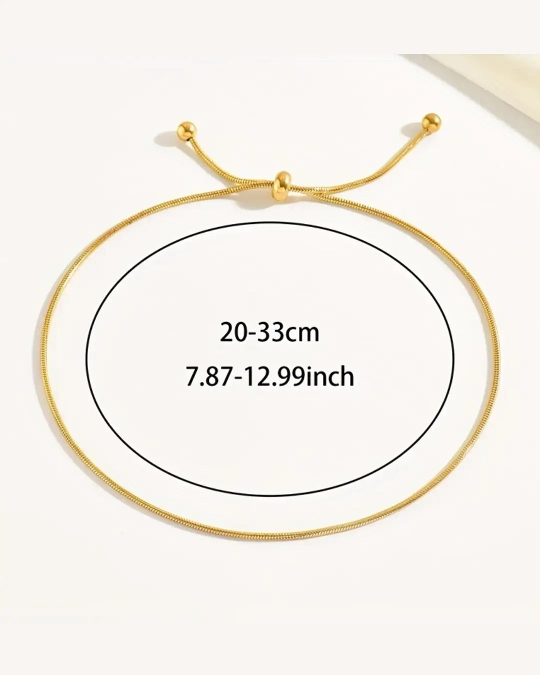 Golden Thin Chain Anklet