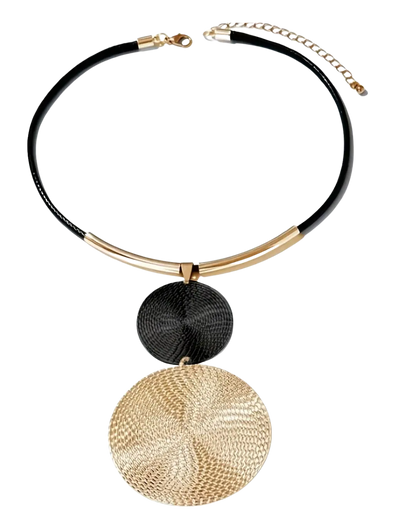 Retro Block Necklace