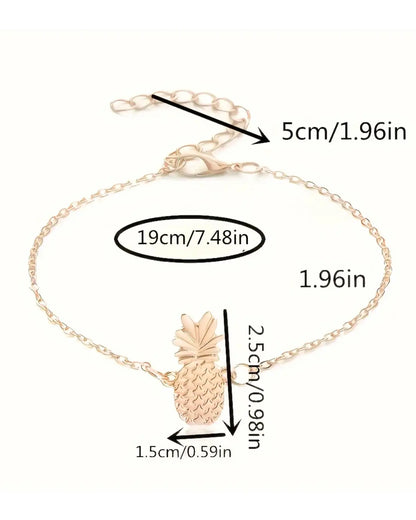 Pineapple Anklet