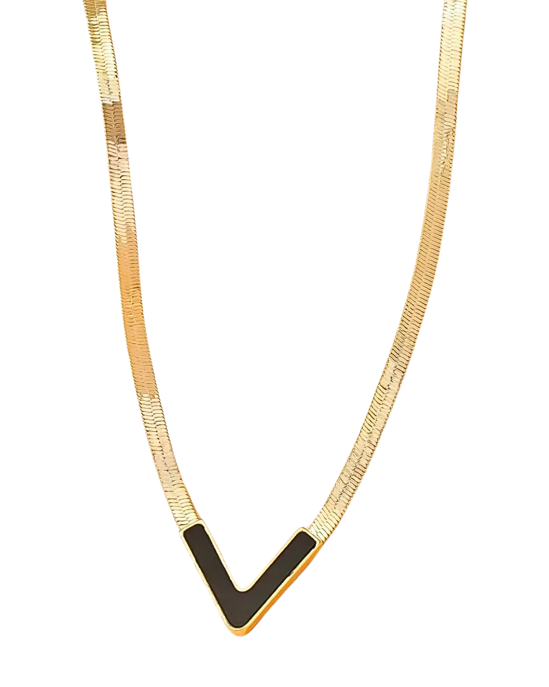 V Shaped Pendant Necklace