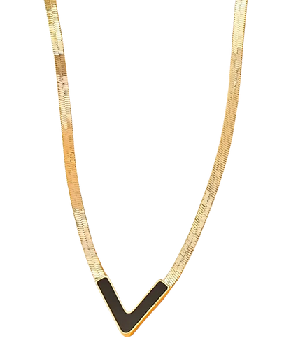 V Shaped Pendant Necklace