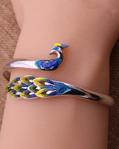 Colorful Peacock Bracelet