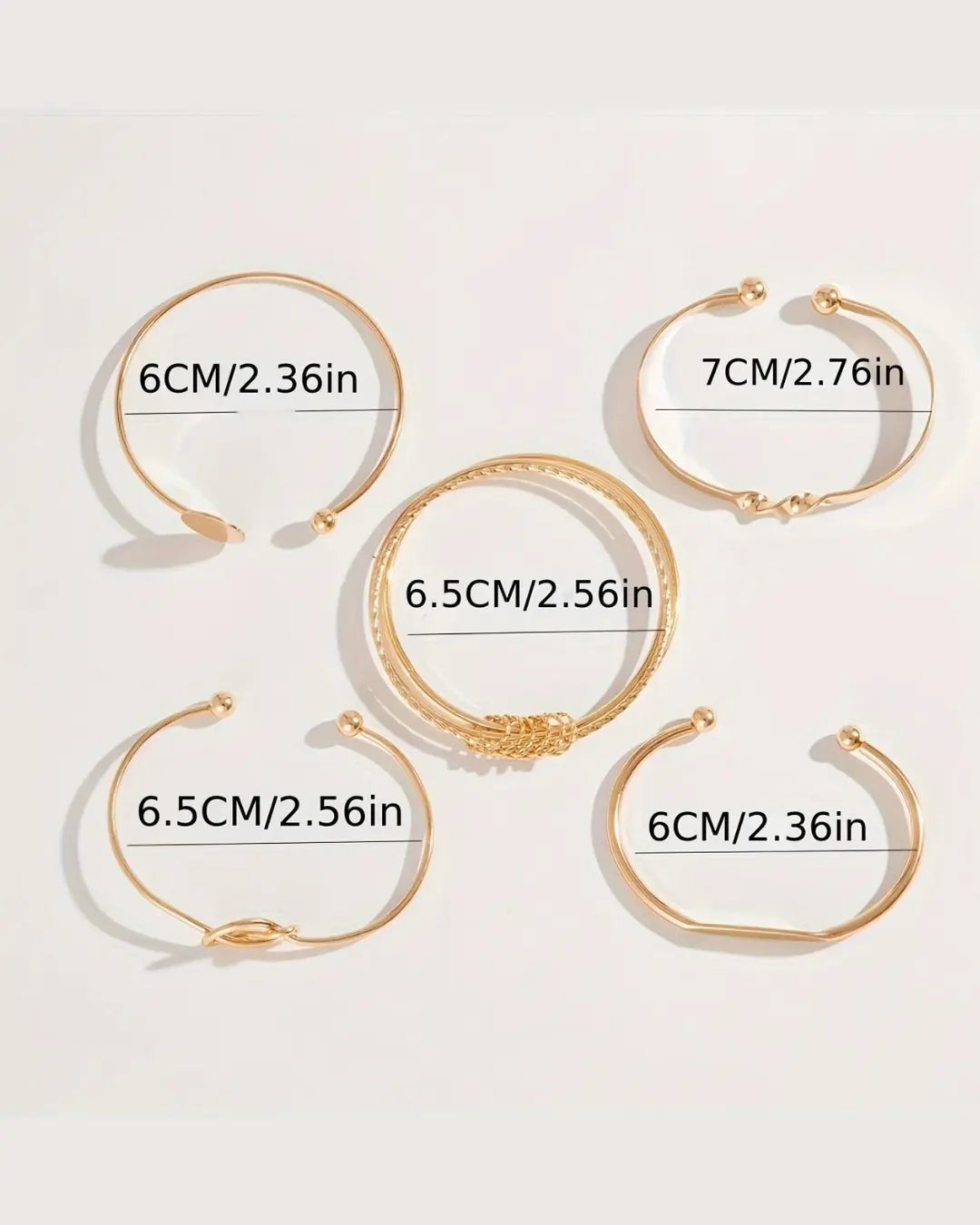 5pcs bracelet set