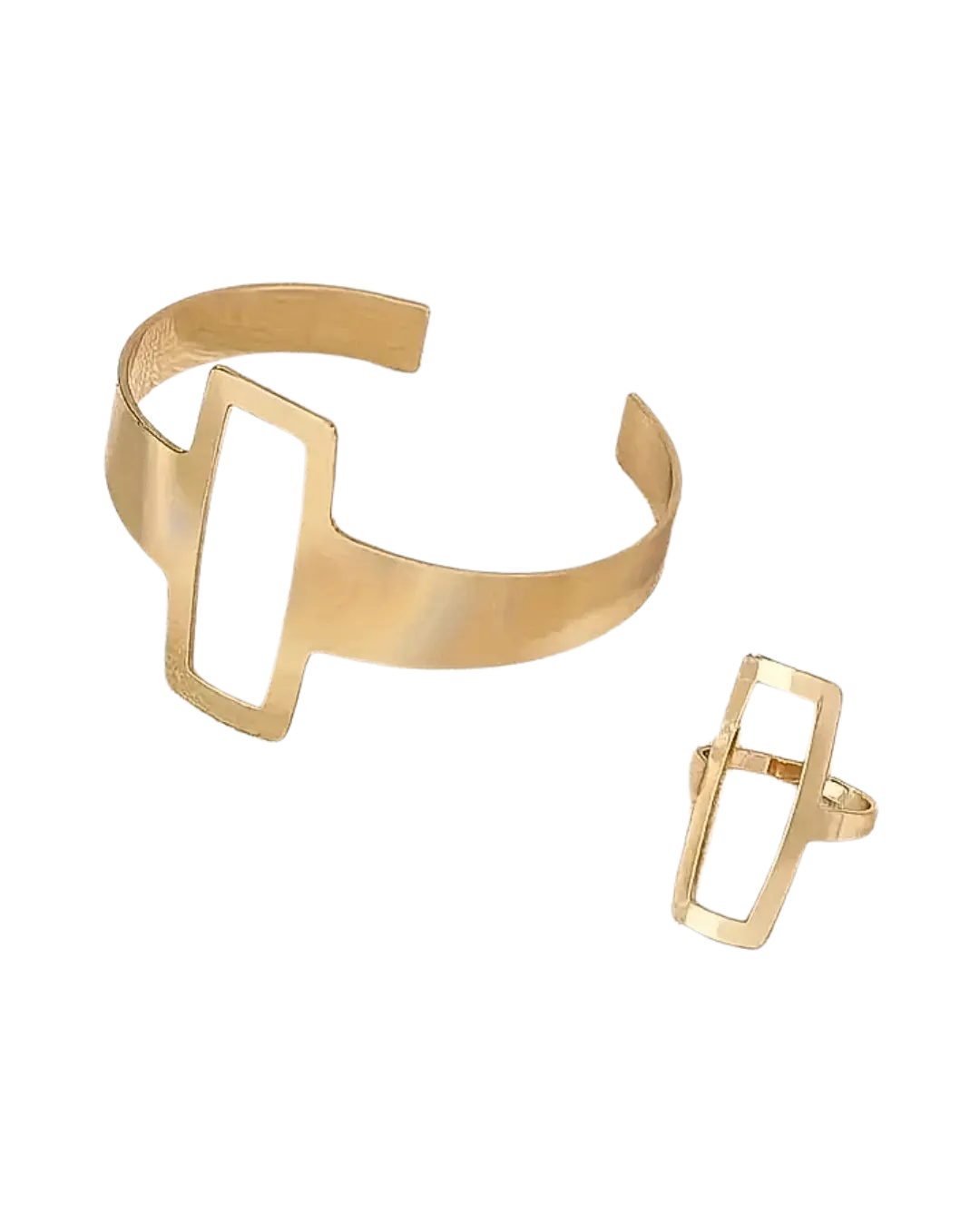 Plated Open Bracelet