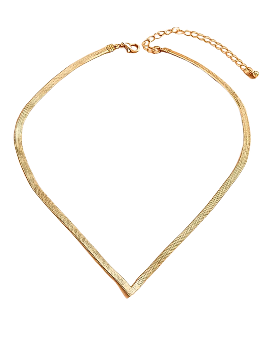 Heart flat necklace