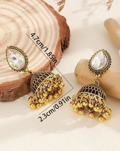 Glass Teardrop Earrings