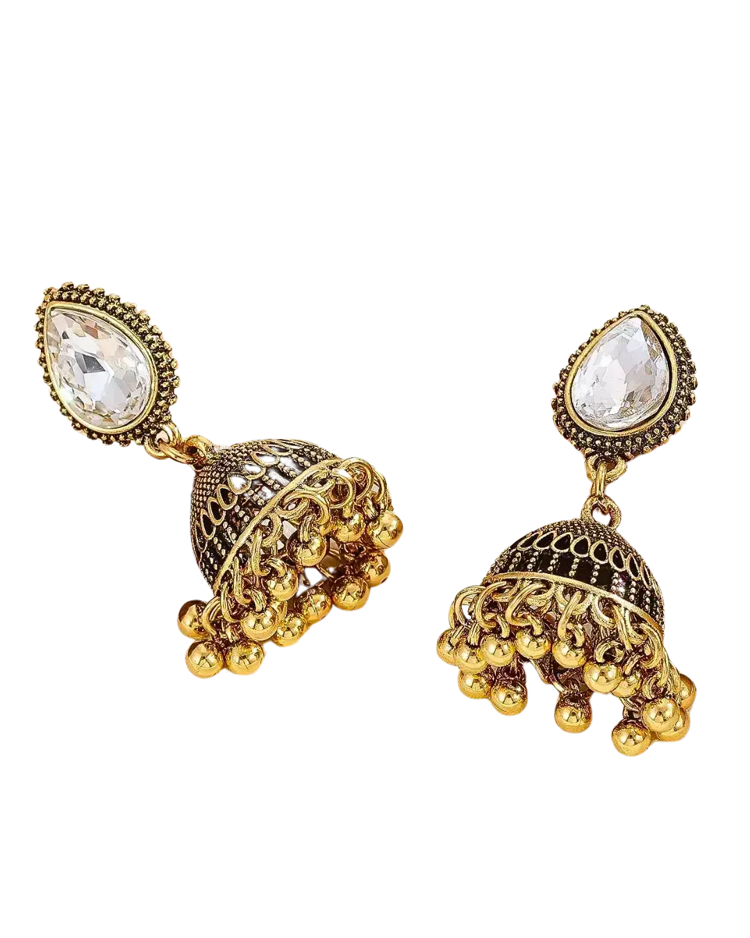 Glass Teardrop Earrings