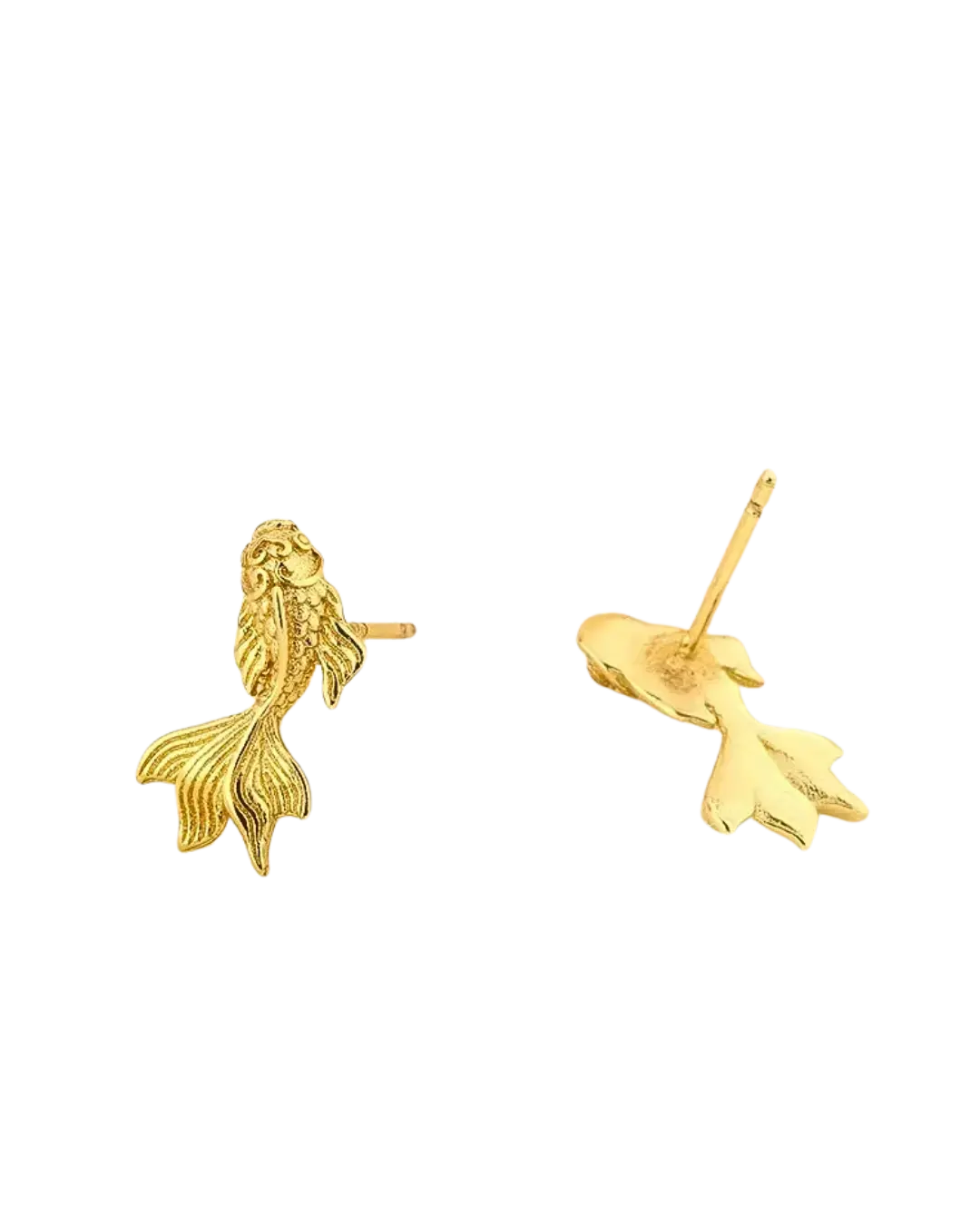 Golden Fish Earrings