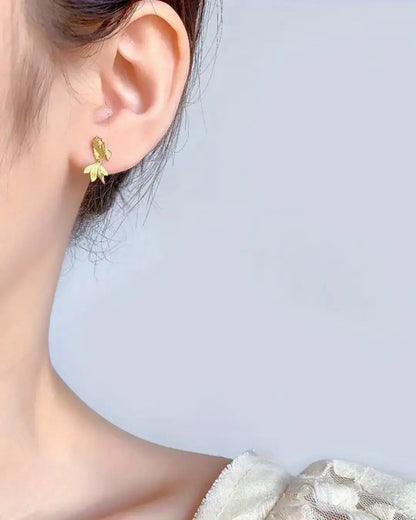 Golden Fish Earrings