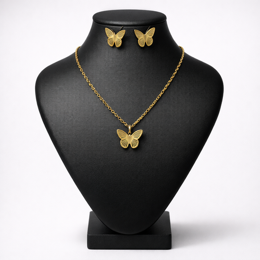 Butterfly Locket Set