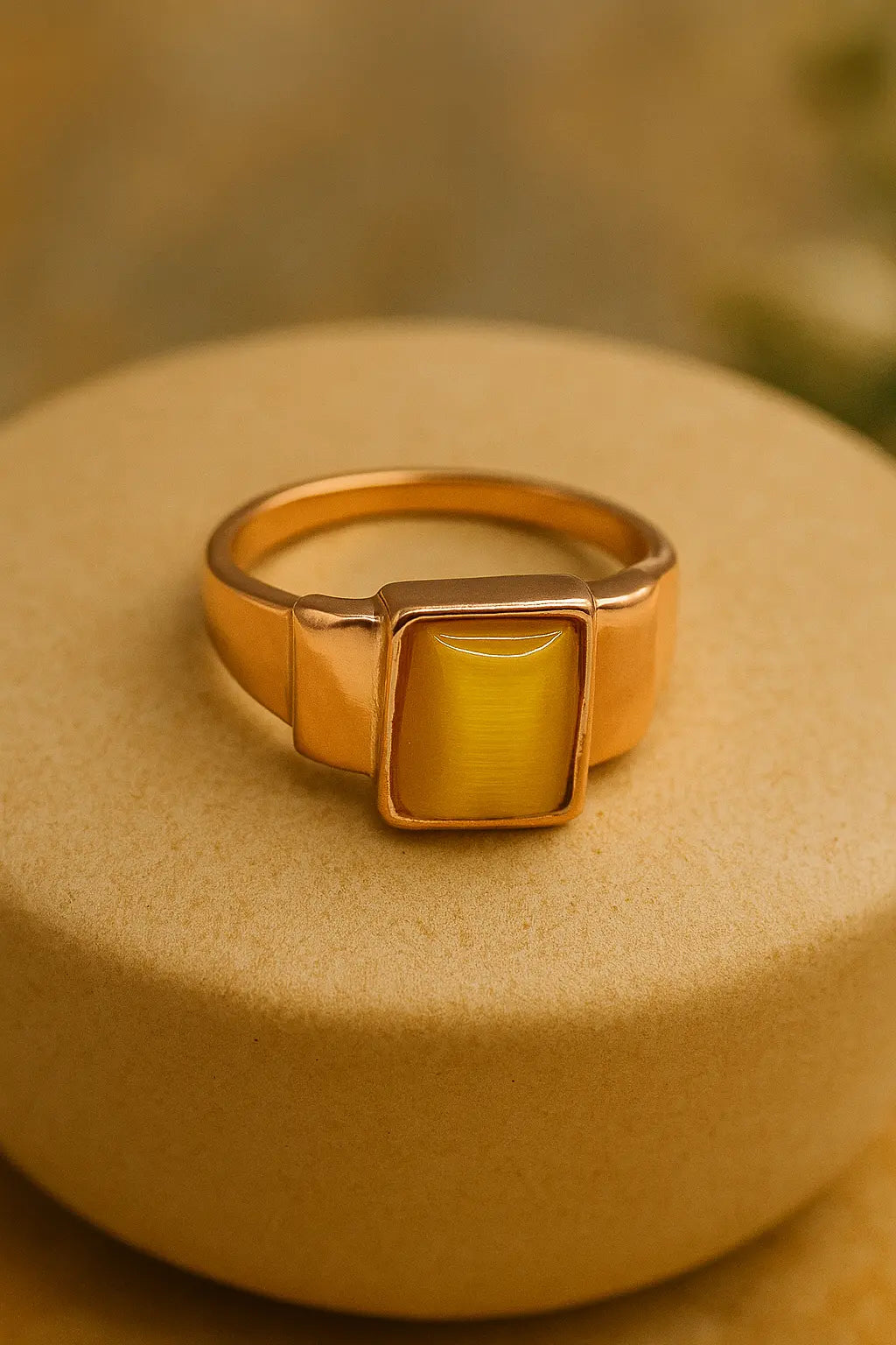 Square Jade Ring