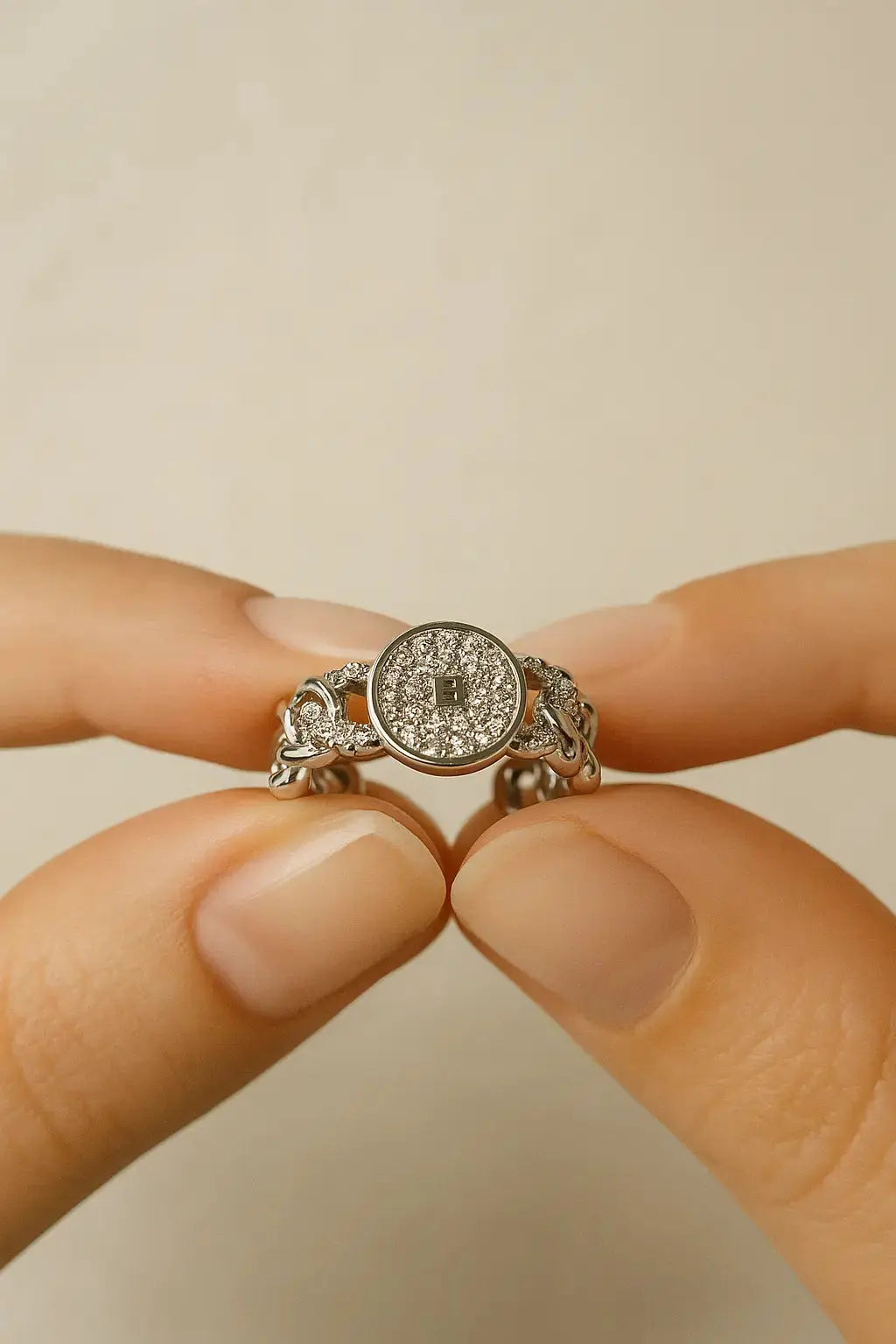 Circle Cubic Zirconia Ring