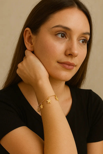 Gold Star Bracelet