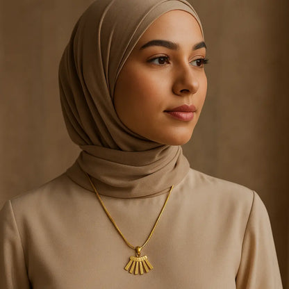 Radiant Rays Stainless Steel Necklace