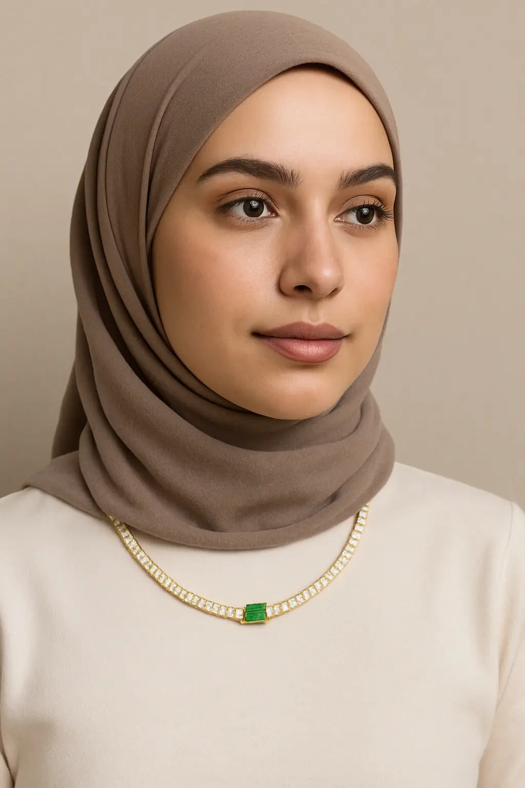 Emerald Spark Luxe Necklace