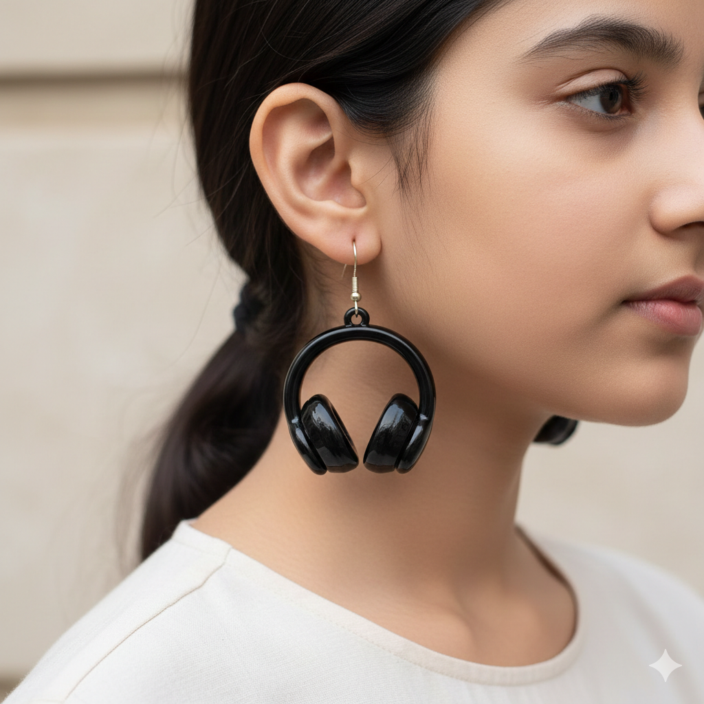 Headphones Earrings