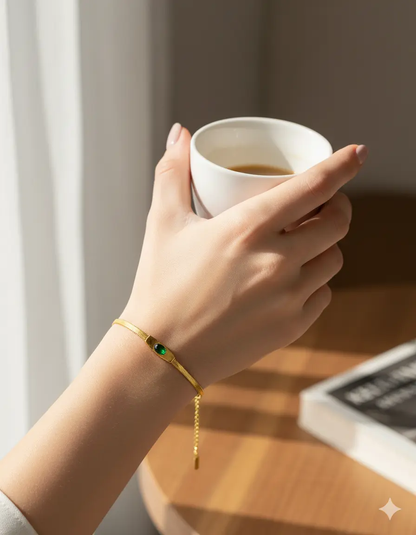 Emerald Glow Bracelet