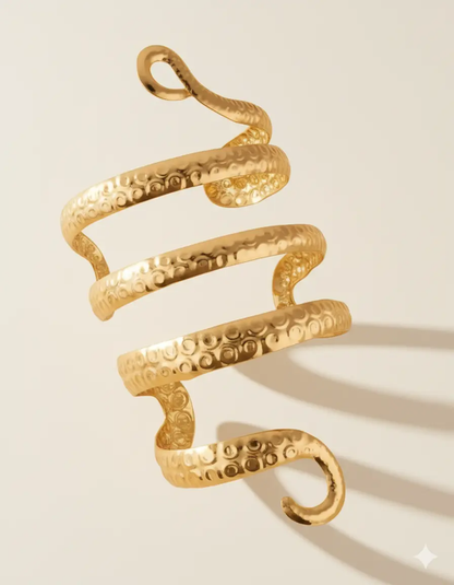 Geometric Open Cuff Bracelet