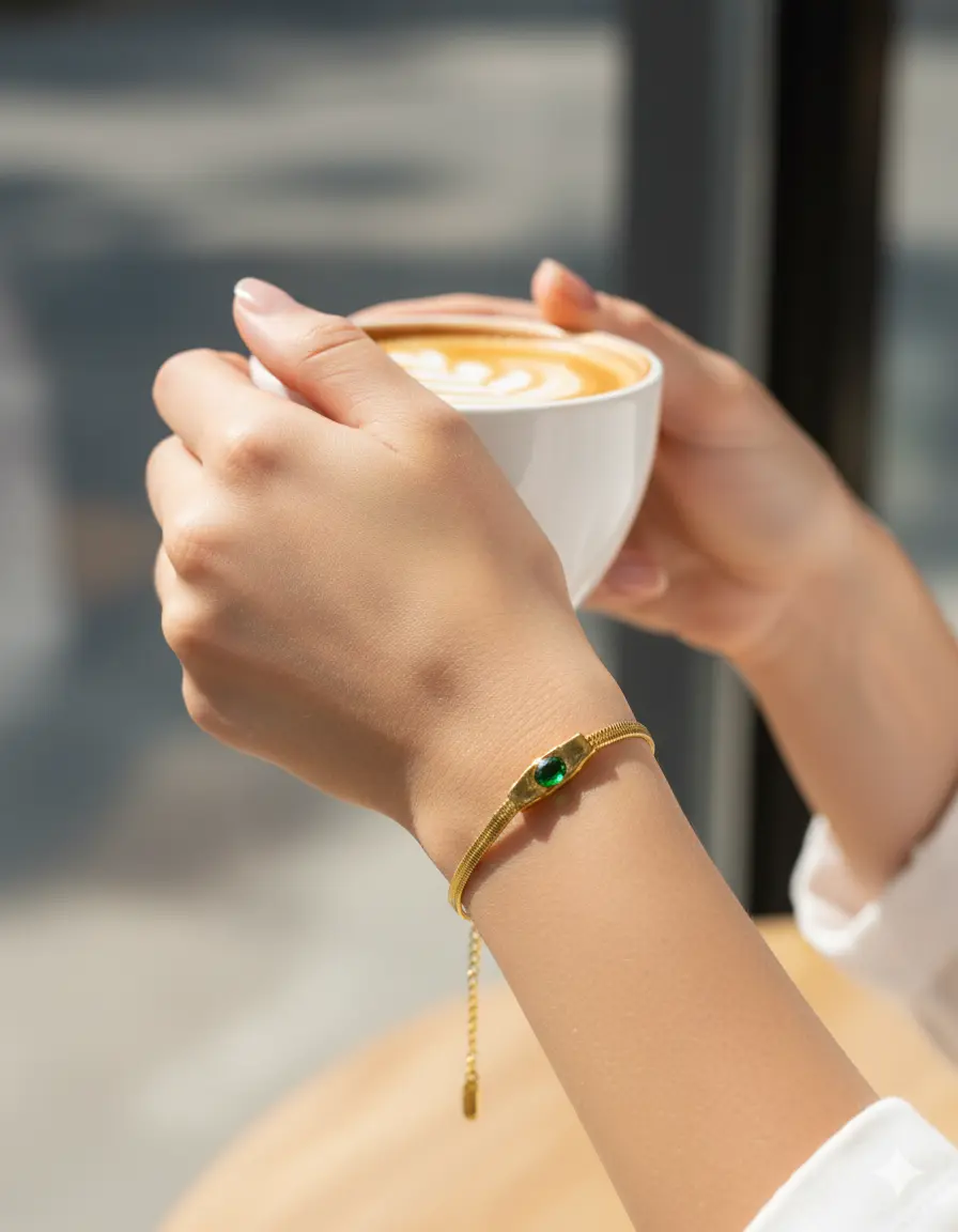 Emerald Glow Bracelet