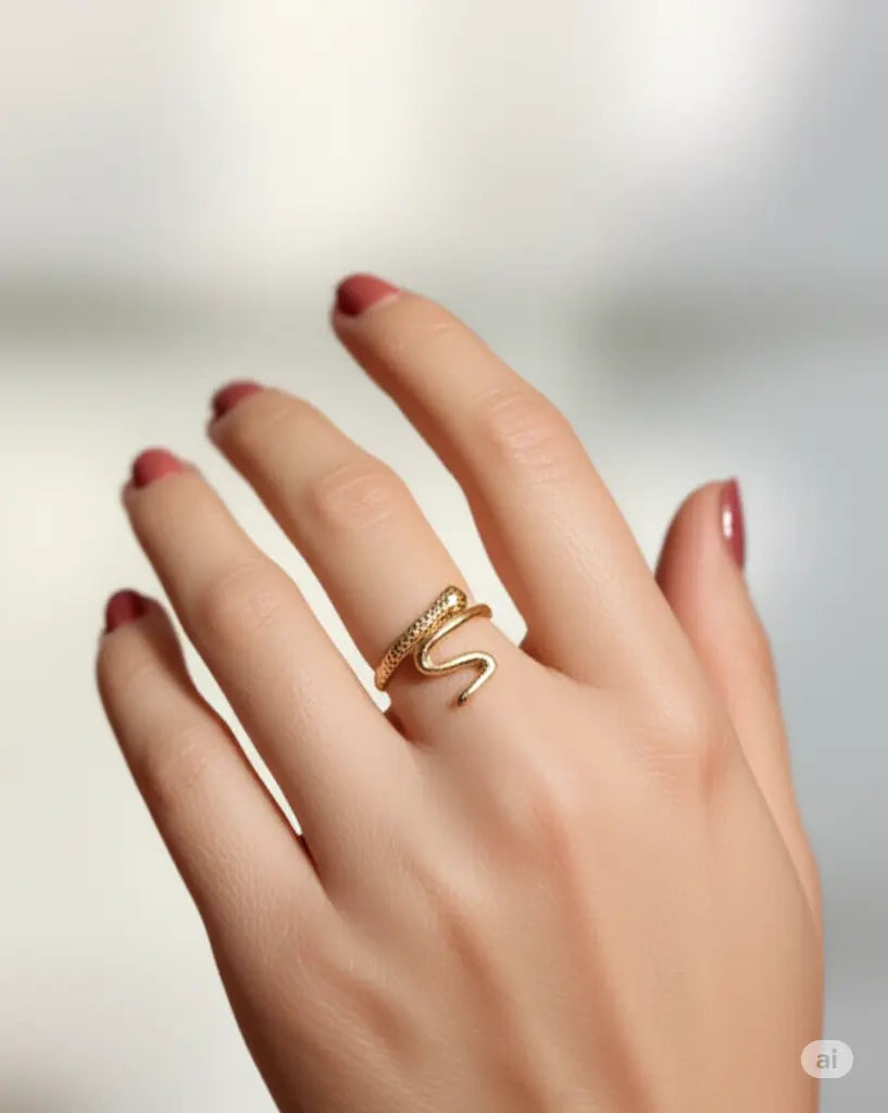 Snake Adjustable Ring
