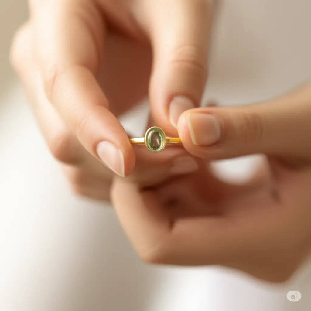 Tourmaline Oval Ring