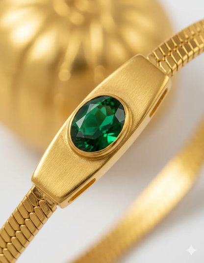 Emerald Glow Bracelet