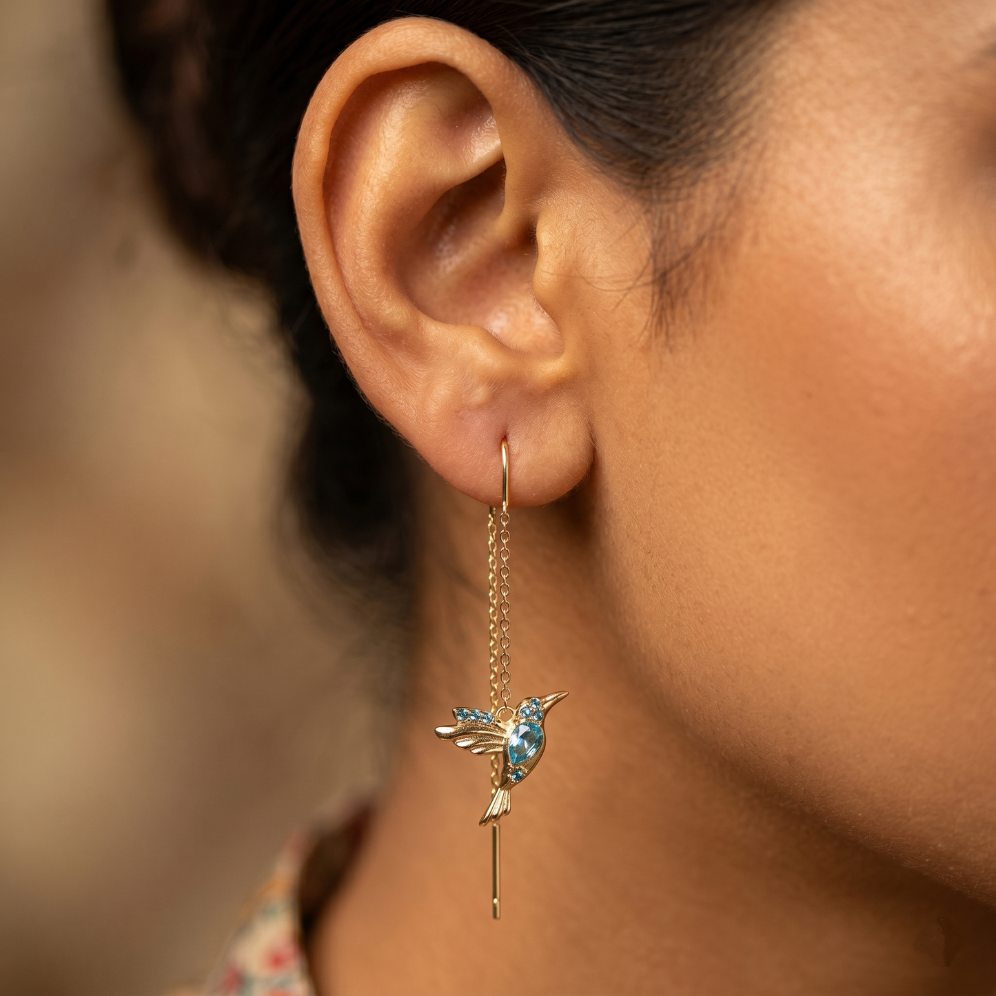 Bird Drop Earrings