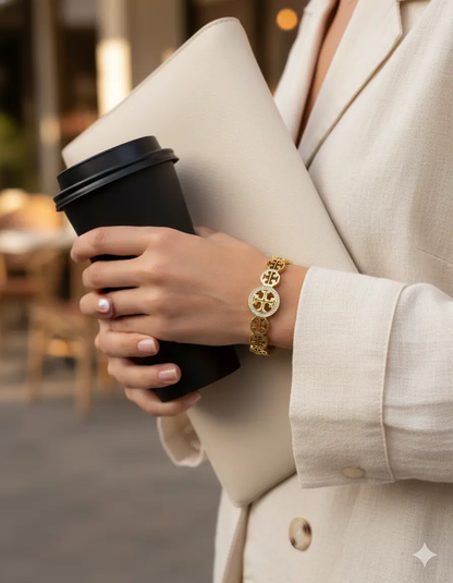 Regal Emblem Link Bracelet