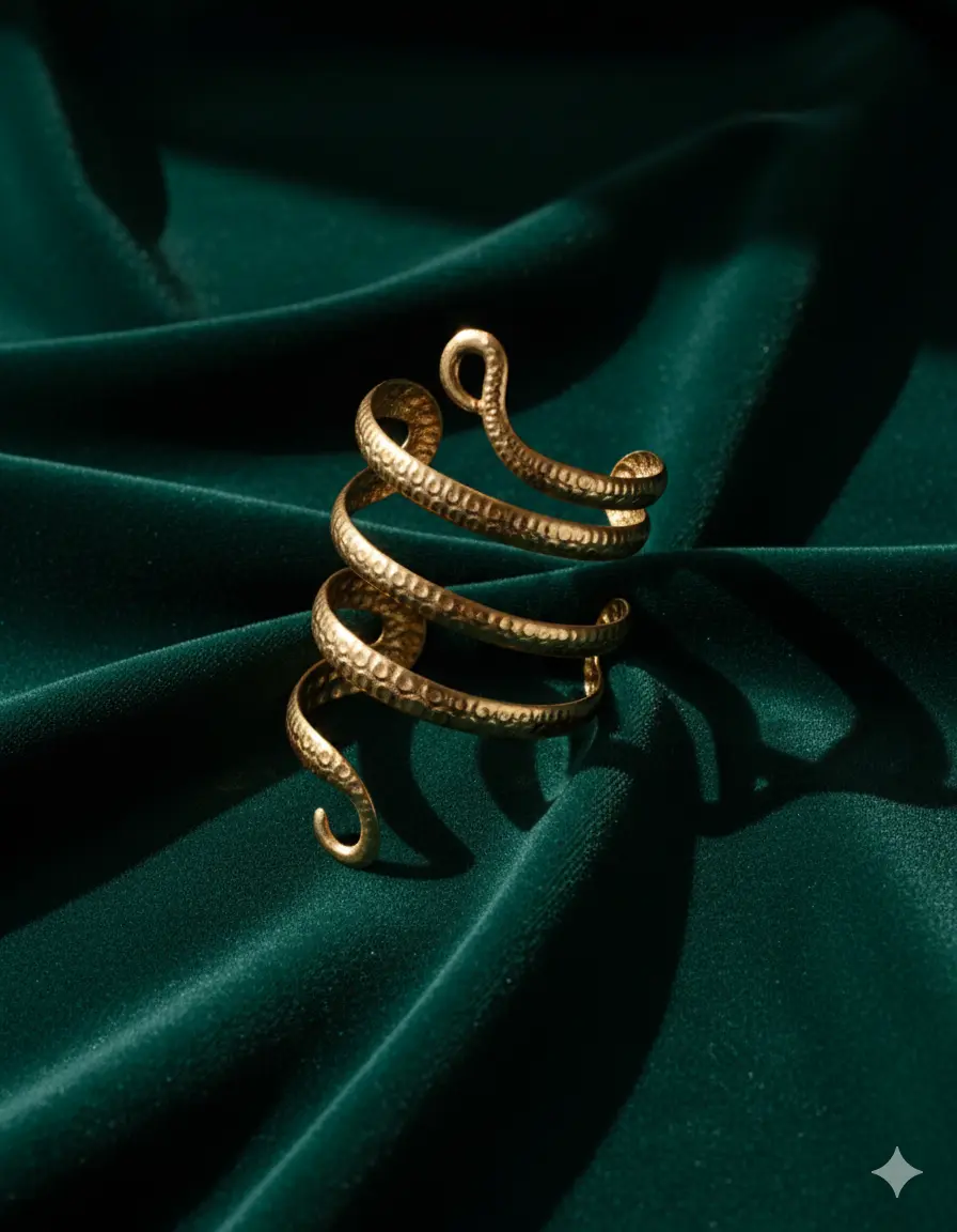 Geometric Open Cuff Bracelet