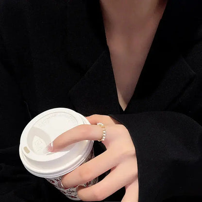 Opening Fashion Pearl Rings