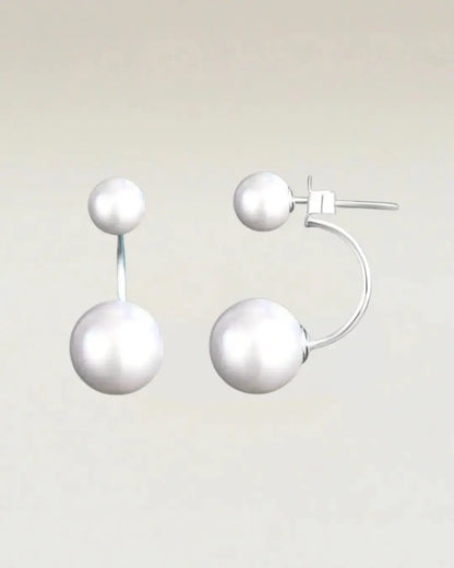 Double Pearl Earrings