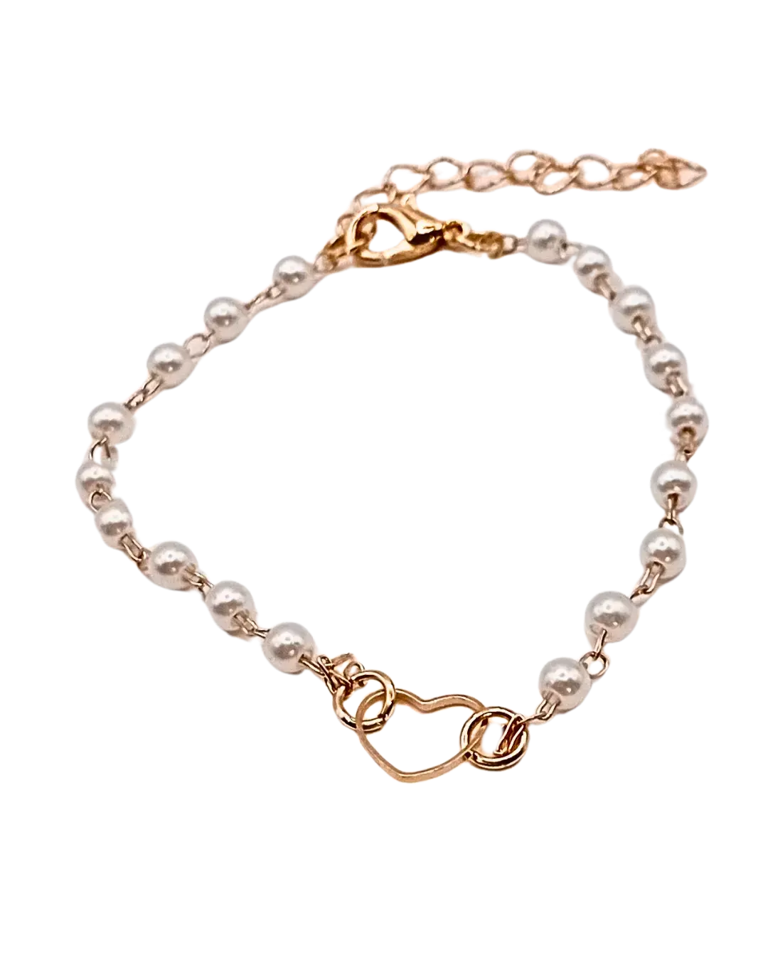 Pearl Heart Bracelet