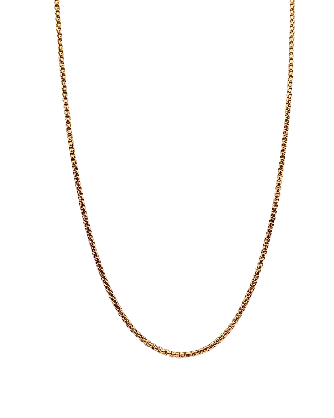 Rose Gold Rolo Chain Necklace