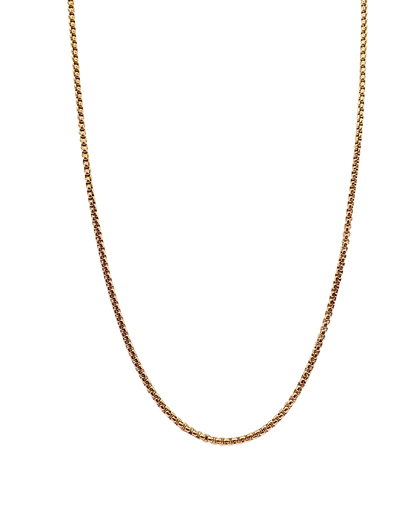 Rose Gold Rolo Chain Necklace