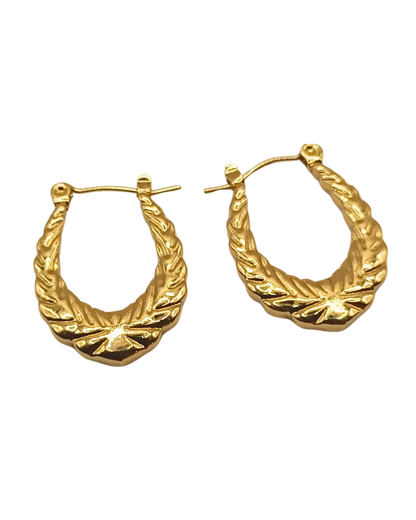 Sunburst Crescent Hoops