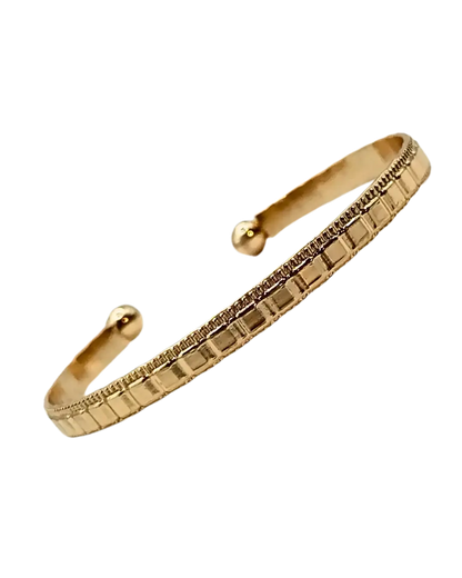 Embossed Square Cuff