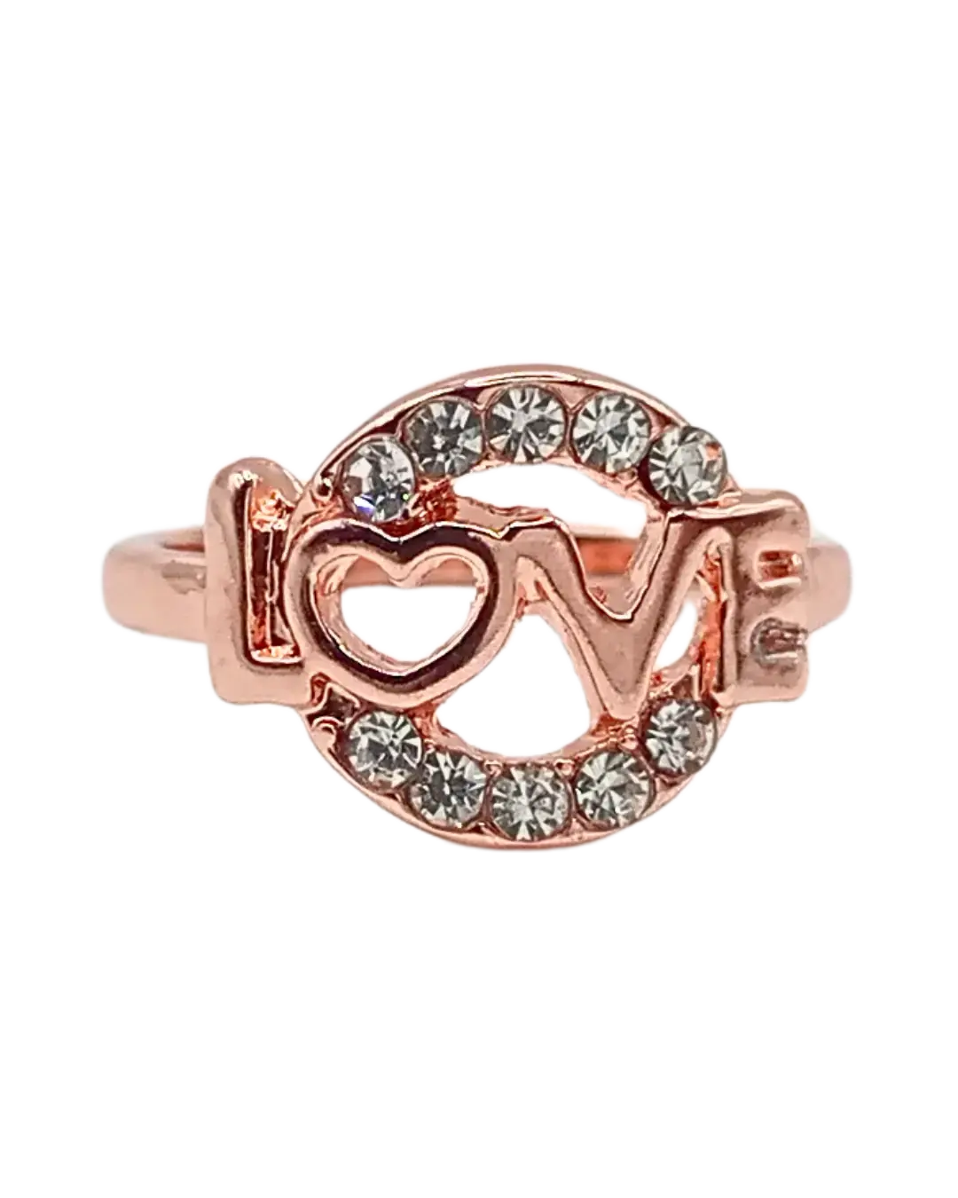 Rose Gold Heartfelt Ring