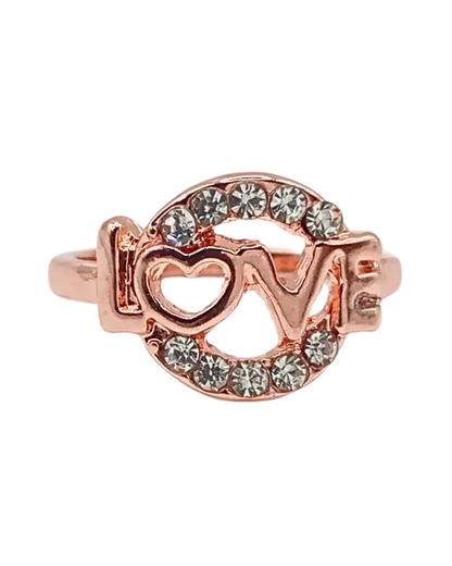 Rose Gold Heartfelt Ring