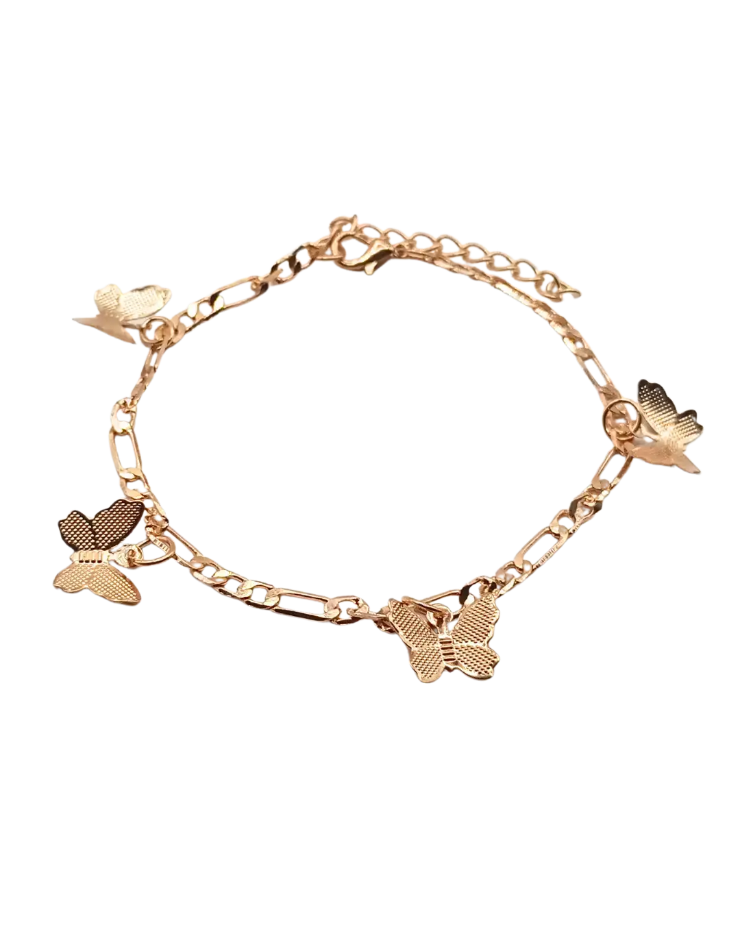 Figaro Chain Butterfly Bracelet