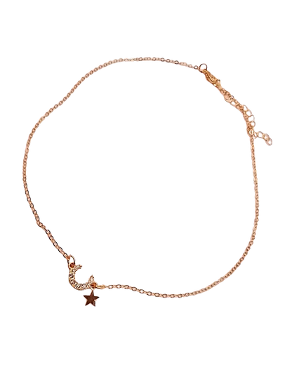 Starlight Crescent Necklace