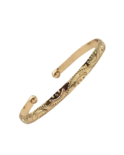 Engraved Cuff Bracelet