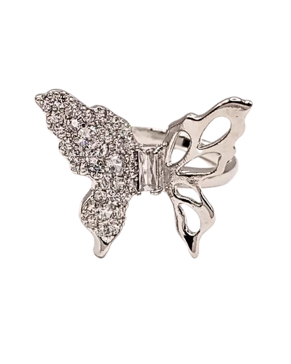 Butterfly Zircon Ring