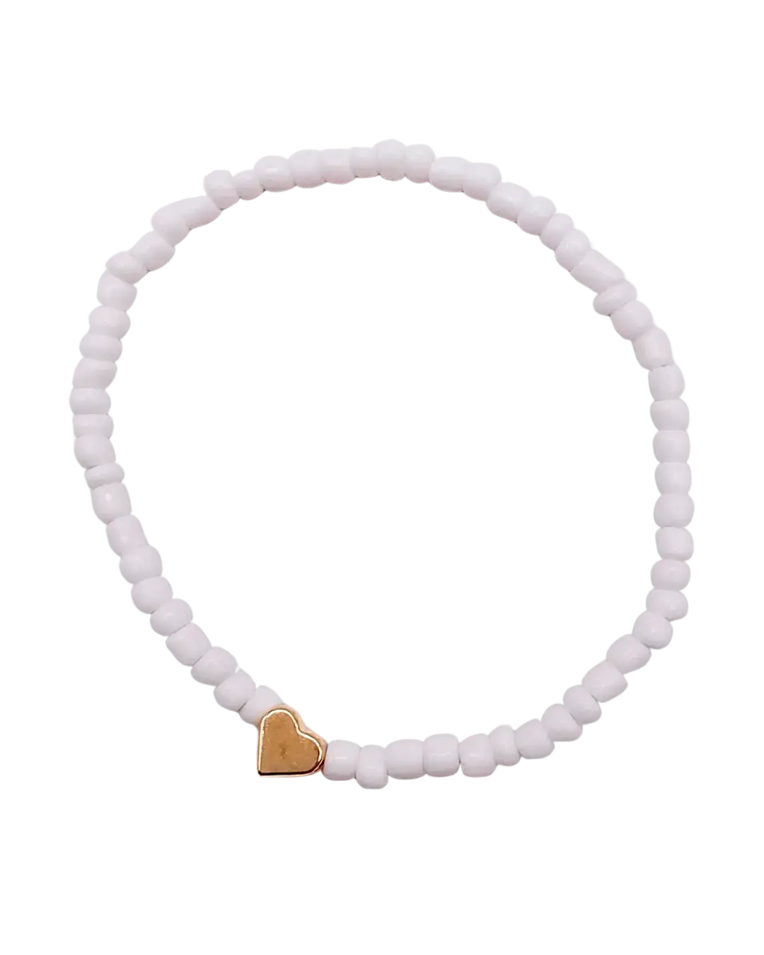 Mini Love Heart Beaded Bracelet
